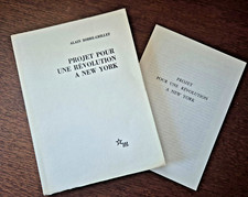 ROBBE-GRILLET. Projet pour une révolution à New-York. 1970. Ex. num. dédicacé.