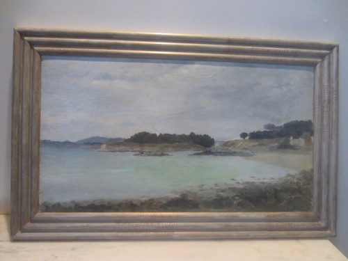 Marine bretonne côte rocheuse