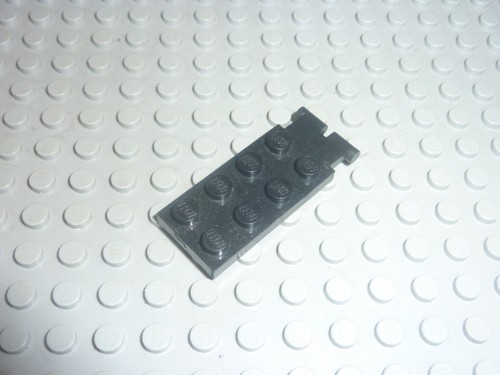 Lego hinge plate black - hinge, 2x4