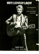 Johnny Hallyday  Partition "Hey Lovely Lady" R@RE