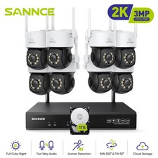SANNCE 3MP WLAN Caméra de