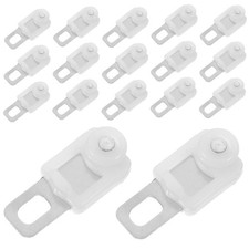  20 Pcs Roulettes De Rail Rideau Rouleaux Rideaux Pour Poulie Piste