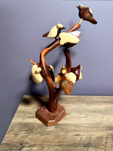 Vtg danish carved - danish,