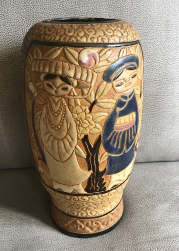 Ancien vase ceramique - ceramique, decor
