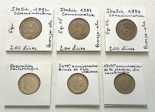 Italie lot pièces - 3,