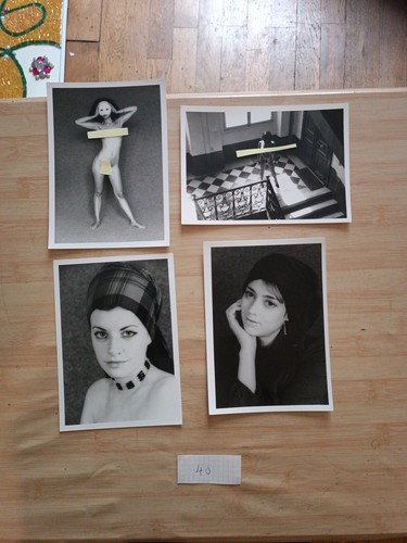 Lot photos argentique nu - de,