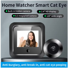 Caméra de sécurité numérique intelligente, judas, 2.4 °, 120 pouces, 240x320 HD,