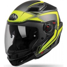 Casque Modulaire Executive Line Jaune Mat Airoh Taille XL ULTIME PIECE !!!