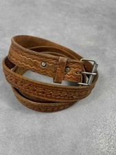 Ceinture vintage cuir marron