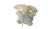 Peluche lapin - Perle - bleu -