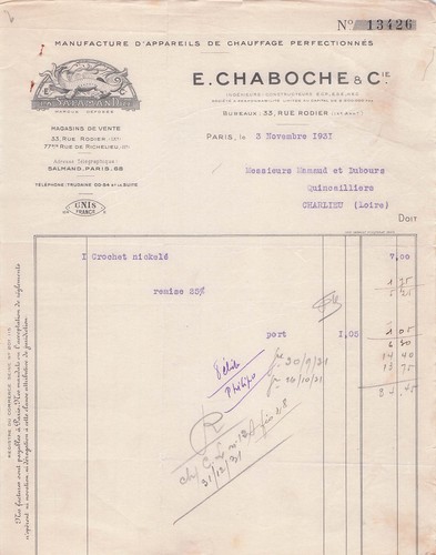 Paris fumiste chaboche 1931 - 75,