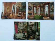 Château de Balleroy, 17e siècle - Lot de 3  - Salle à manger, salon, fumoir TBE