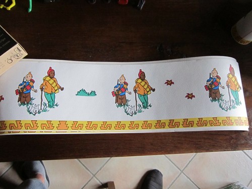 Tintin morceaux frise - 6,