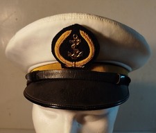 casquette Marine Nationale ancienne uniforme officier French Navy