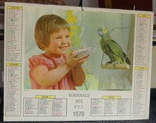 Calendrier des postes 1970