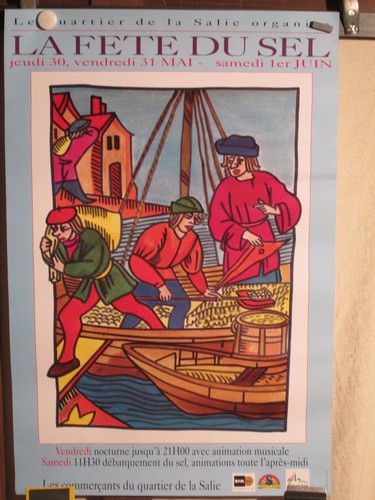Affiche fete sel bayonne - sel,