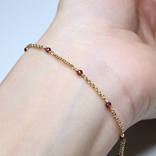 Bracelet argent 18ct - or,