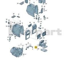 AUTHENTIQUE porte-gobelet arrière neuf porte-gobelet SEAT Volkswagen 7N086253...