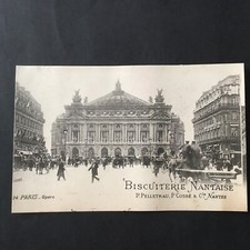 BN Biscuiterie Nantaise Carte Menu 24 Paris Opéra XIXè