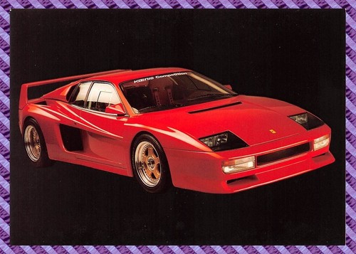 Carte postale ferrari - -,