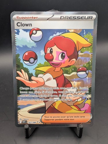 Carte pokémon clown - carte, fa