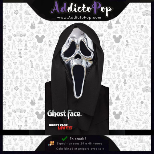 Ghost face chrome mask - ghost, face®