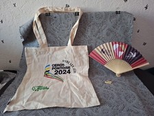 Lot Jo Paris 2024 : Un Eventail Neuf Et Un  tote Bag Neuf