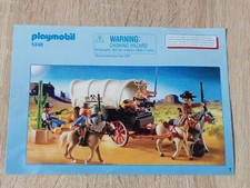 PLAYMOBIL MANUEL INSTRUCTIONS CHARIOT CHARIOT OUEST WESTERN REF 5248