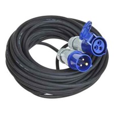 Rallonge câble CEE prise camping-car, caravane, ponton  16A 10m 3x2,5mm2