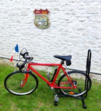 Vélo demi-course rouge brillant Hirondelle (2) Manufrance 20" enfant - Restauré