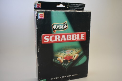 Scrabble voyage edition mattel - scrabble,