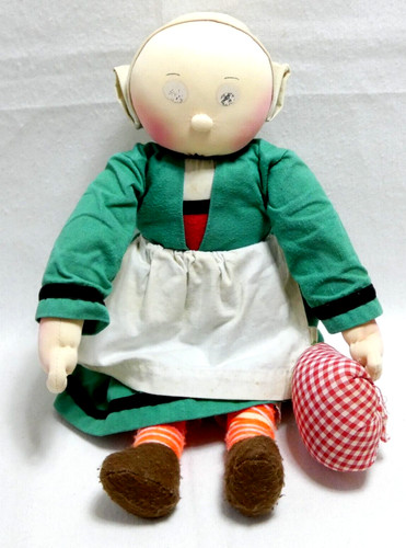 Poupee becassine tissu - poupee,