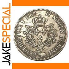 1769 Louis XV Silver Plated Replica Coin