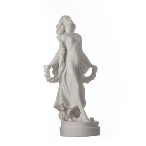 Sculpture statue marbre blanc