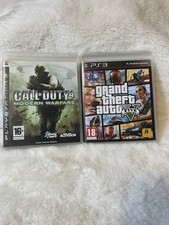 Lot de deux jeux PlayStation 3 - GTA et Call of Duty 