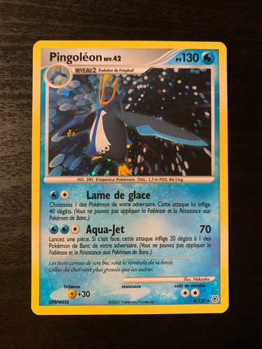 Carte pokémon pingoléon - carte,