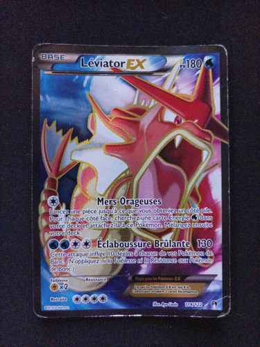 Carte pokémon leviator - carte,