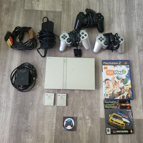 Console sony ps2 - console, silver