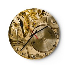 Horloge murale en verre