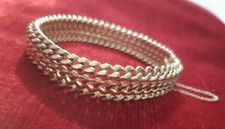BRACELET PLAQUE OR 18 CARATS