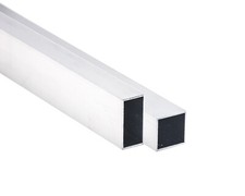 Tube aluminium carré - aluminium,