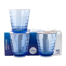 LOT  de 4 VERRE A EAU Prisme  Marine 22  cl verre  DURALEX