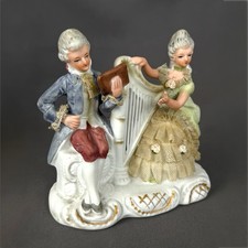 Statuette Couple en Porcelaine