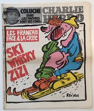 CHARLIE HEBDO n°483 ¤ 1980 ¤ Couv REISER / CABU / COLUCHE / WOLINSKI 