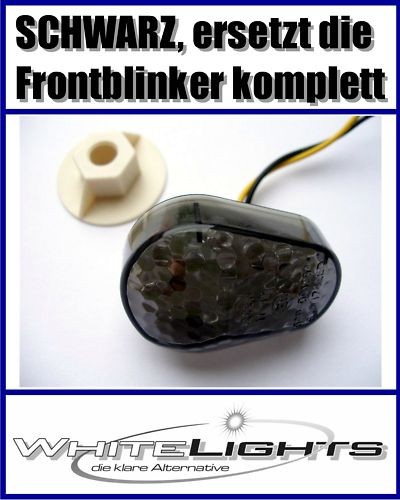 Led carénage clignotant noir - led,