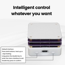 Mini table chauffante portable