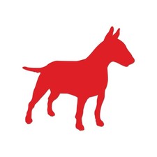 Bull Terrier Sticker Decal Die