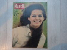 PARIS MATCH JUIN 1961  CLAUDIA CARDINALE  JOHN FITZGERALD KENNEDY  BON ETAT