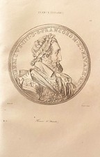 GRAVURE FRANCE 1589-1610 "
