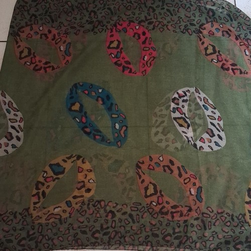 écharpe foulard femme - Écharpe, vert